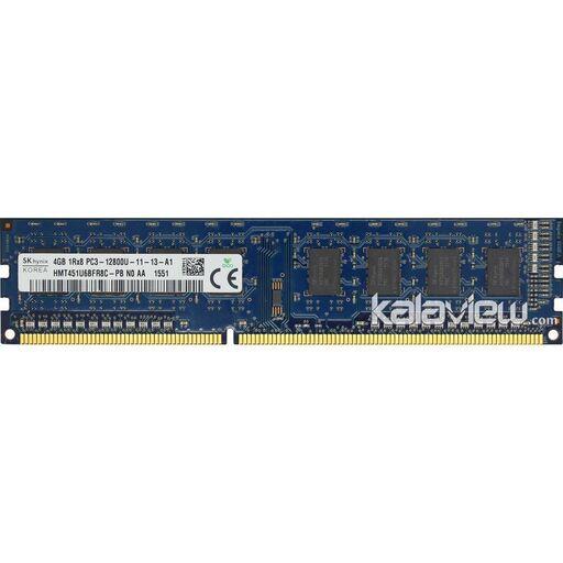 رم کامپیوتر اس کی هاینیکس 4GB مدل DDR3 باس 1600MHZ-12800 کره HMT451U6BFR8C-PB N0 AA 551 تایمینگ CL11